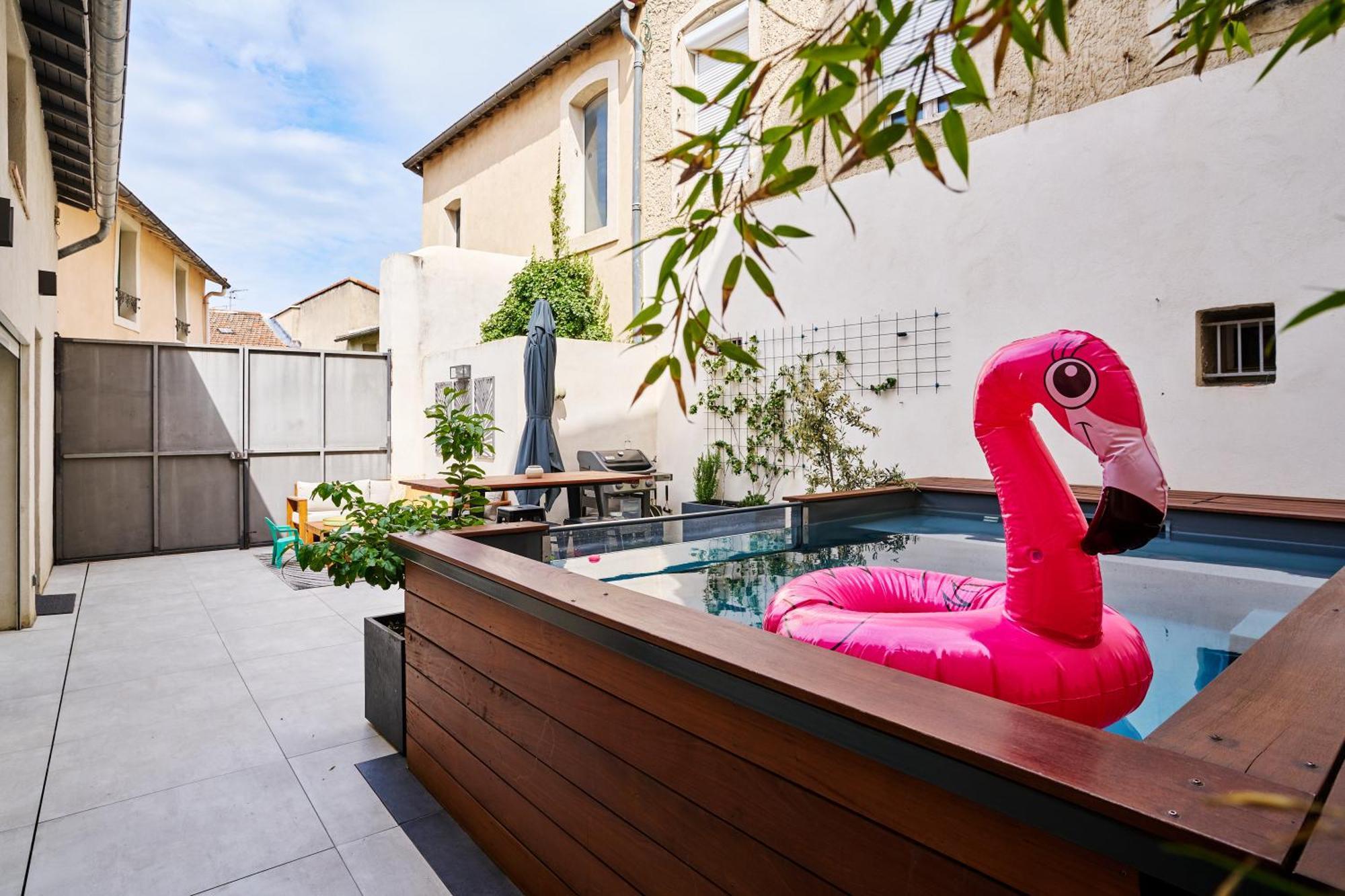 Maison De Ville Moderne Climatisee Avec Piscine Morieres-les-Avignon ภายนอก รูปภาพ